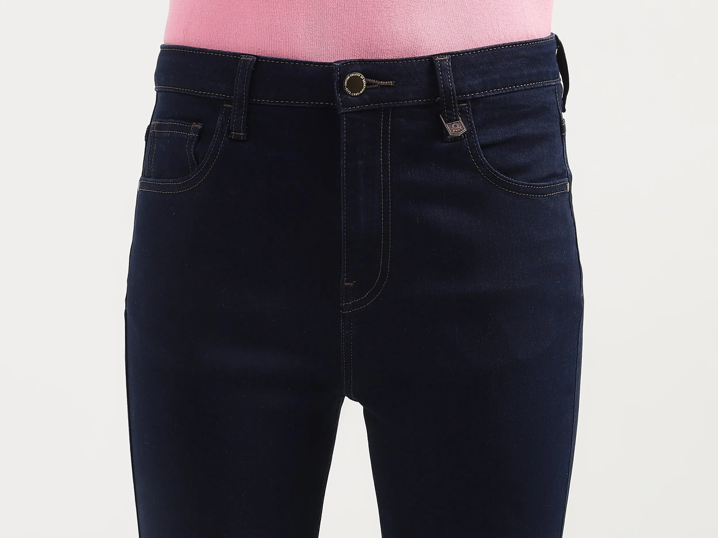 Solid Skinny Fit Jeans