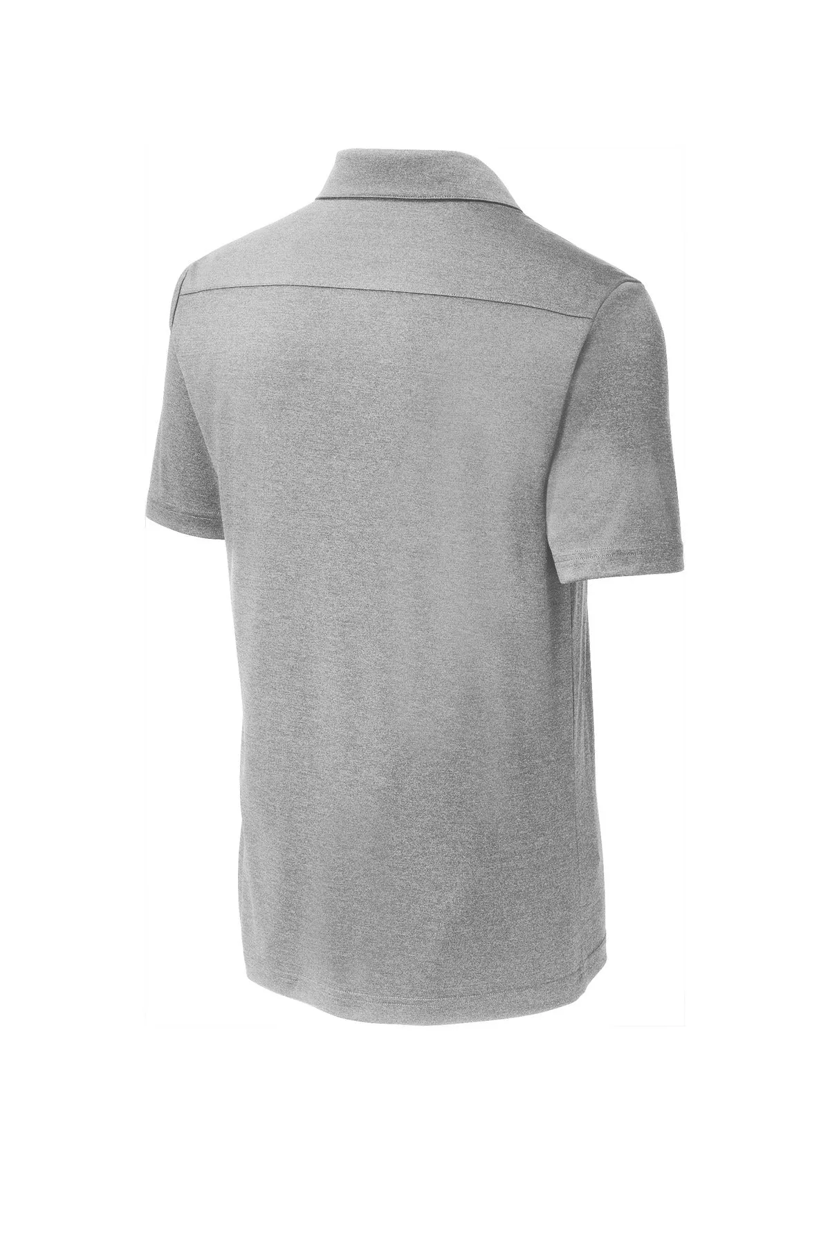 Sport-Tek  Endeavor Polo. ST467 Light Grey Heather