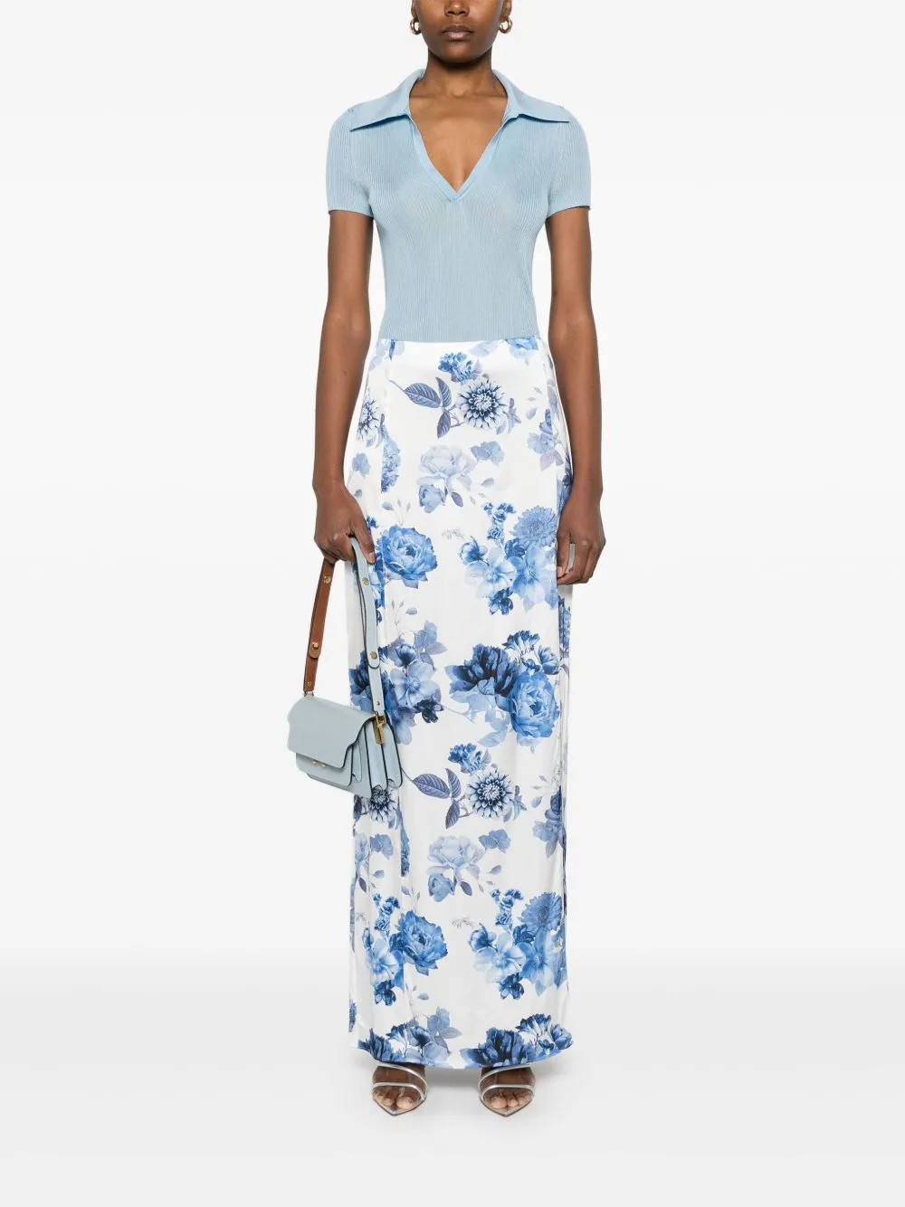 Stephine printed long skirt