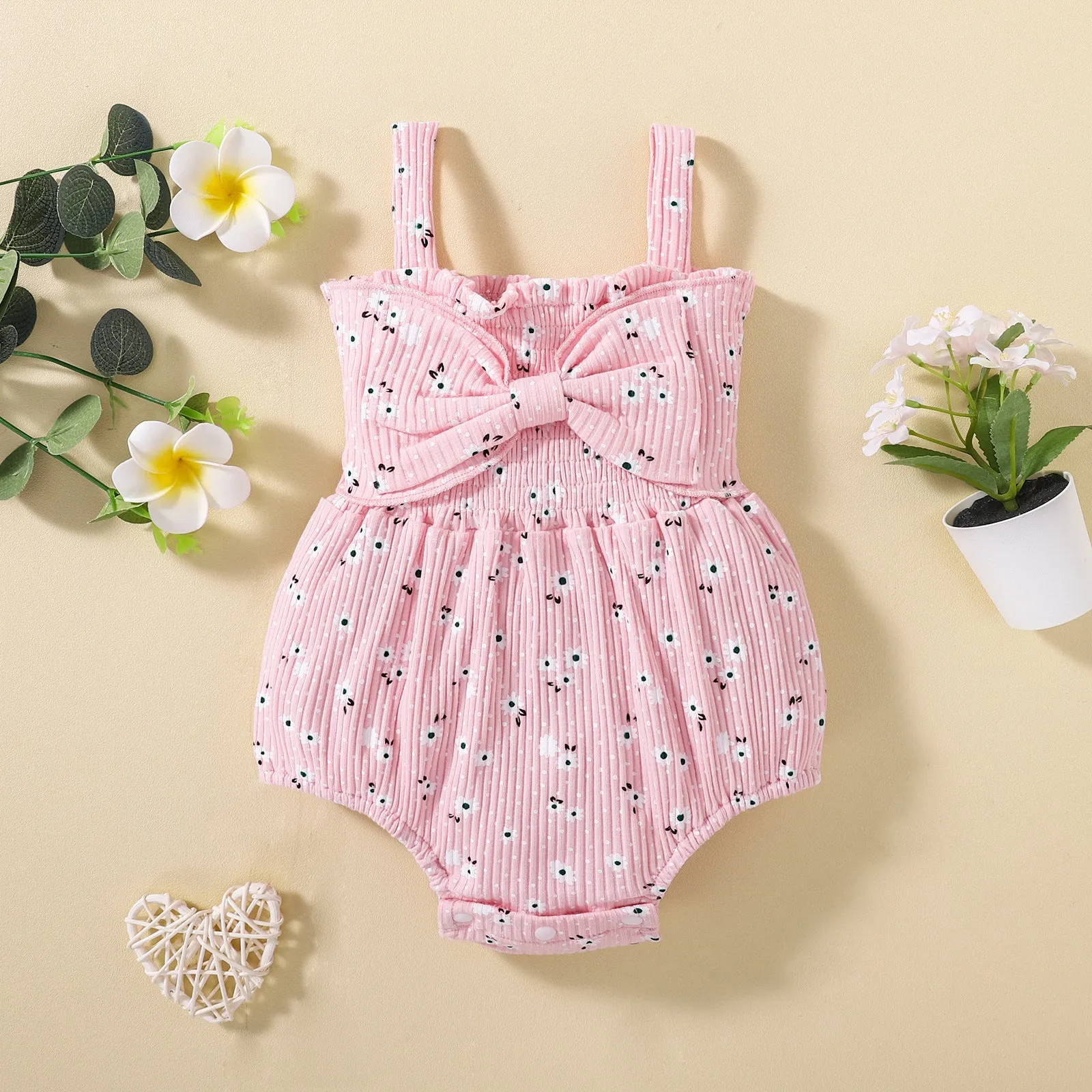 Summer Baby Rompers Sleeveless Jumpsuit