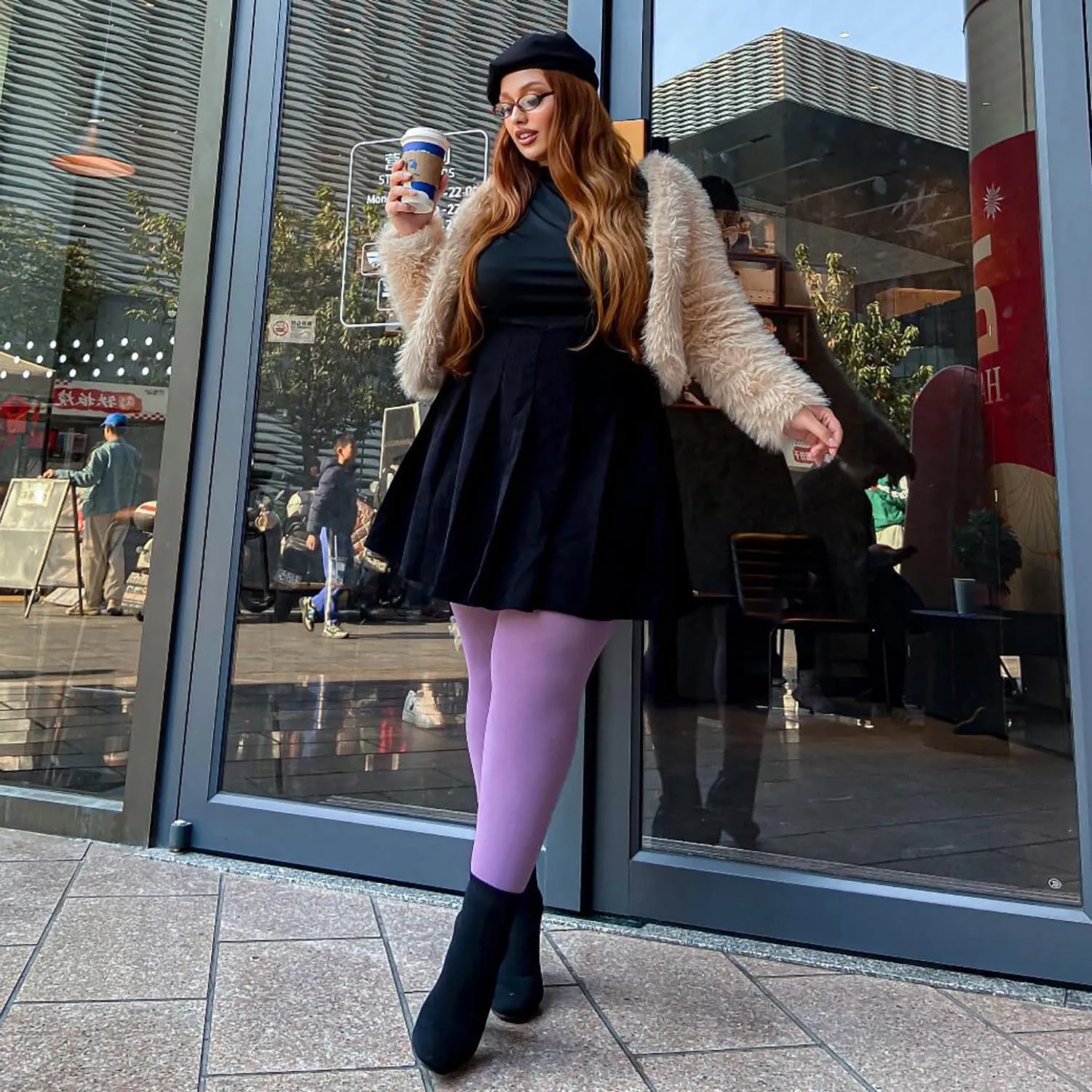 Super Opaque Tights - Bats