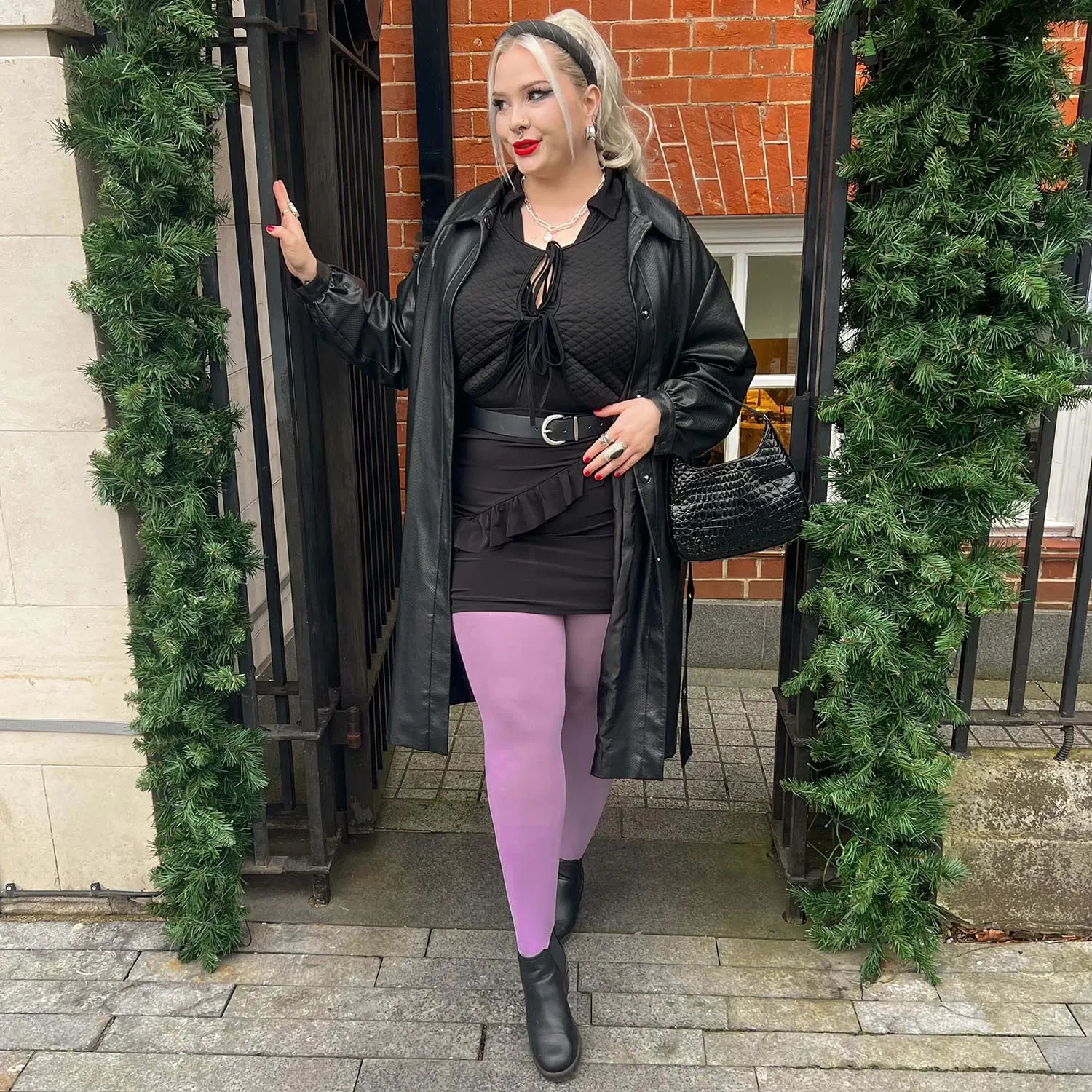 Super Opaque Tights - Bats