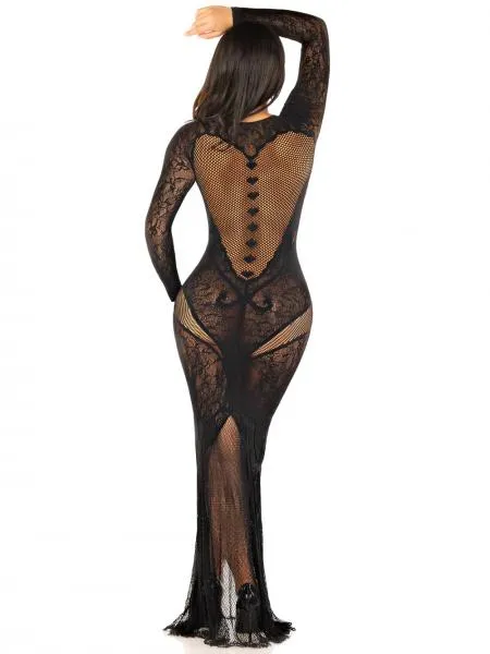 Sweet Seduction Body Con Dress - Black - One Size
