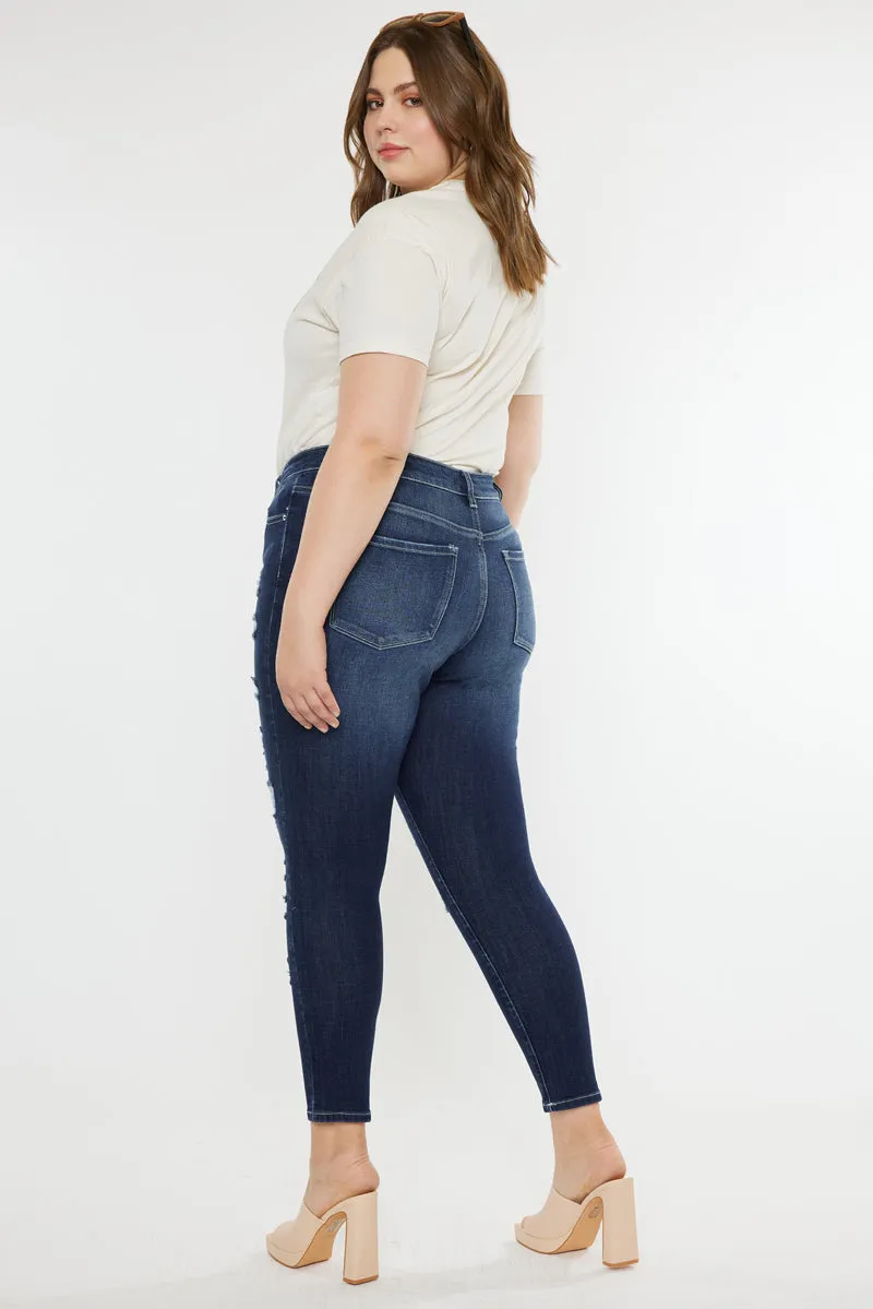 Tanya High Rise Super Skinny Jeans (Plus Size)