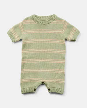 Tate Knit Romper Fern