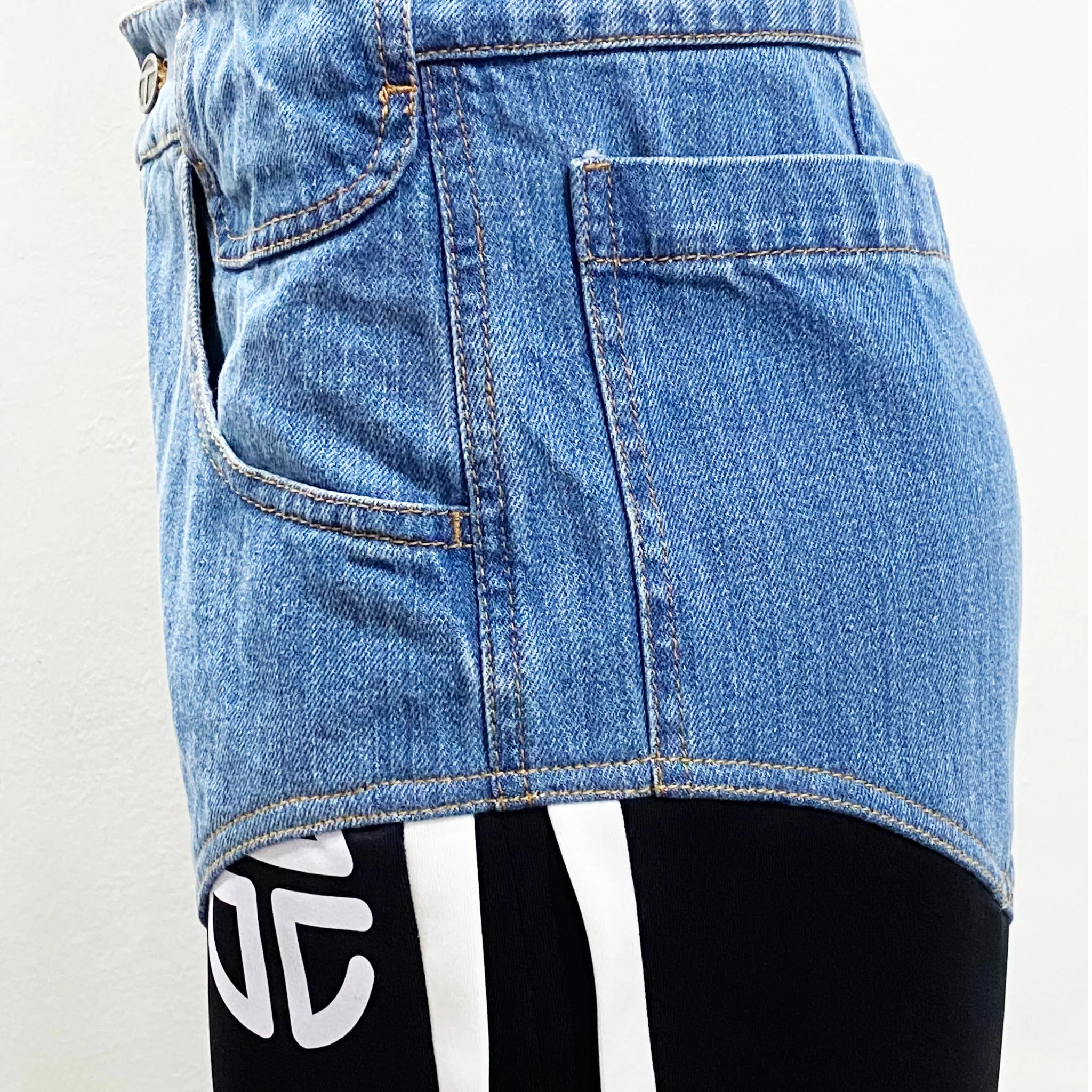 Telfar Track Jeans Black