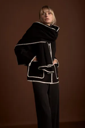 The Contrast Stitch Coat