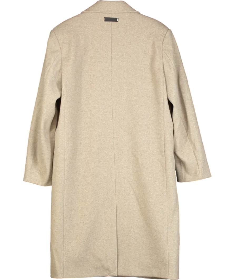 The Couture Club Beige Longline Oversized Duster Coat UK M