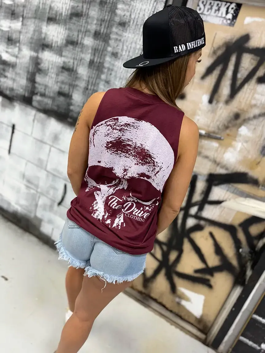 THE DRIVE TANK TOP*MAROON*