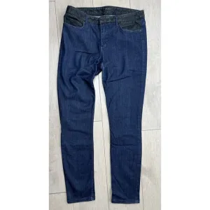Theory Women Skinny Raegan Jeans Indigo Size 8 Made in US MSRP $230