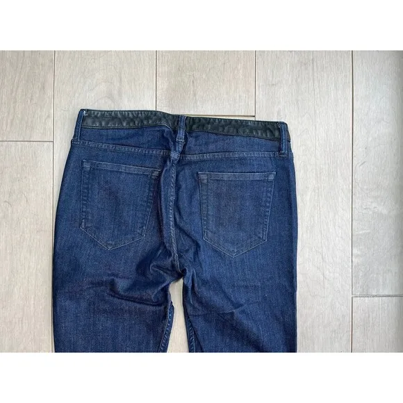 Theory Women Skinny Raegan Jeans Indigo Size 8 Made in US MSRP $230