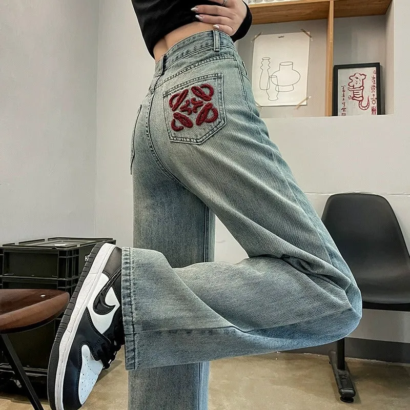 Tinted Wash Straight Fit Denim with Patch Pocket