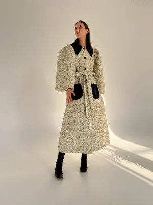 Trench Coat Jacquard Piano
