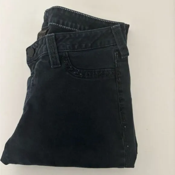True Religion Jeans 32 Casey Skinny Sequin Low Rise Festival Luxury Streetwear
