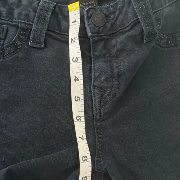 True Religion Jeans 32 Casey Skinny Sequin Low Rise Festival Luxury Streetwear