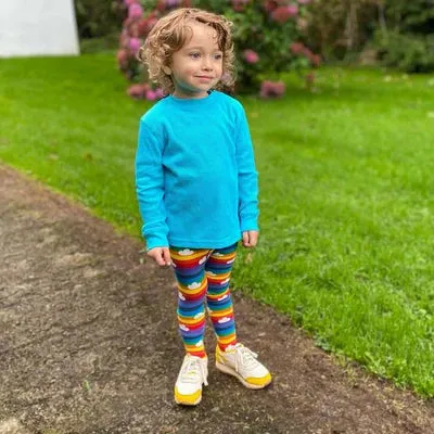 Turquoise Waffle Set - 1 Left Size 7-8 Years