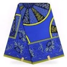 Unique Designed Printed Original Fabrics - Blue Colored