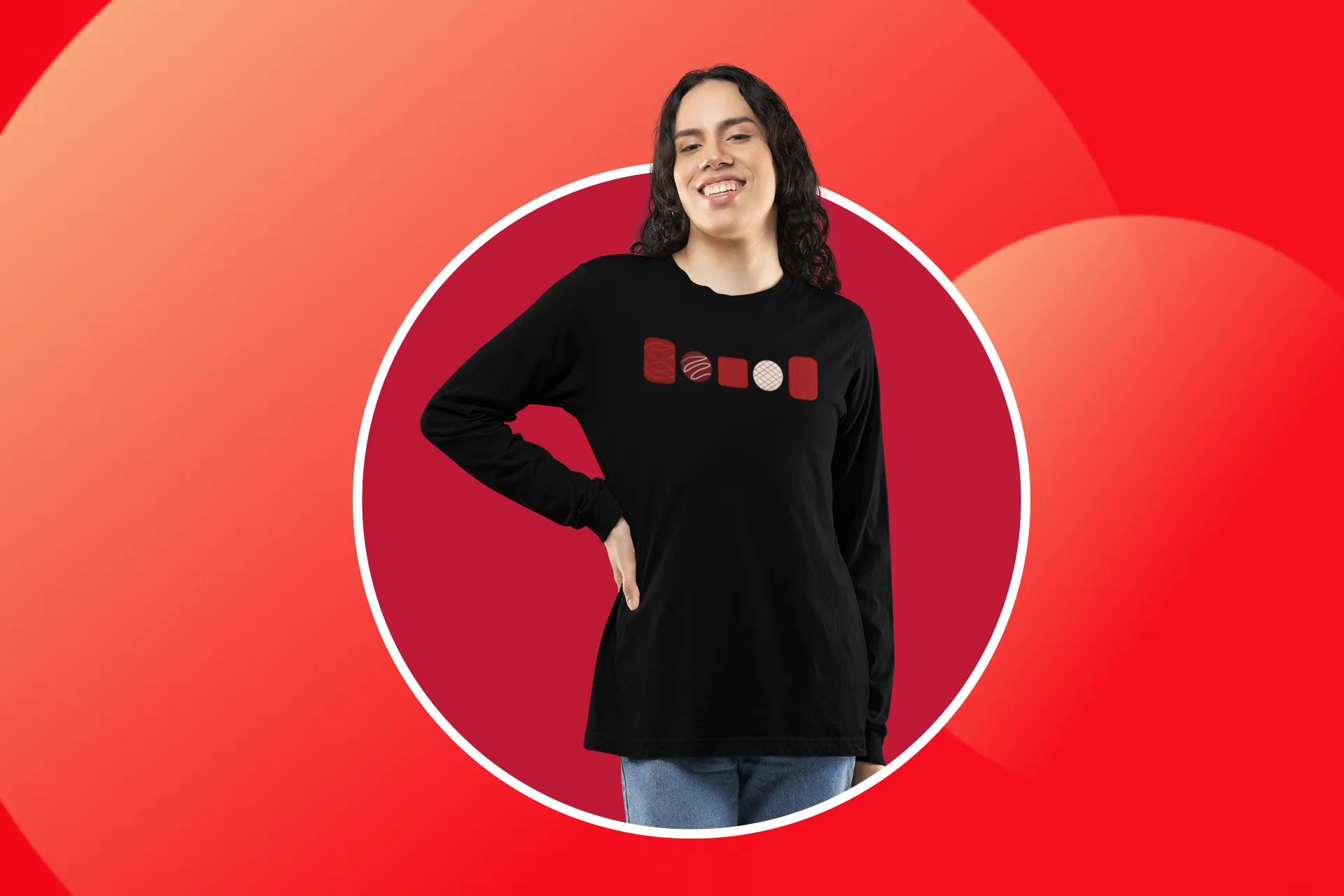 Valentine's Chocolate | long Sleeve Shirt