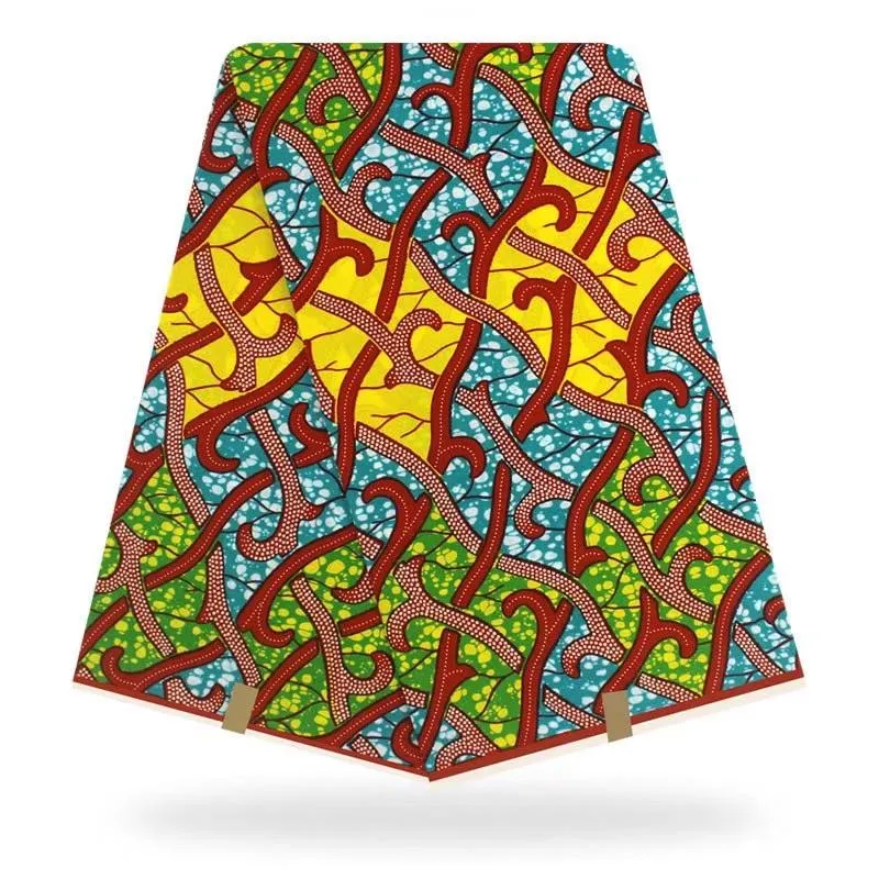 Variety Color Tibetan Design Printed Wax Fabric