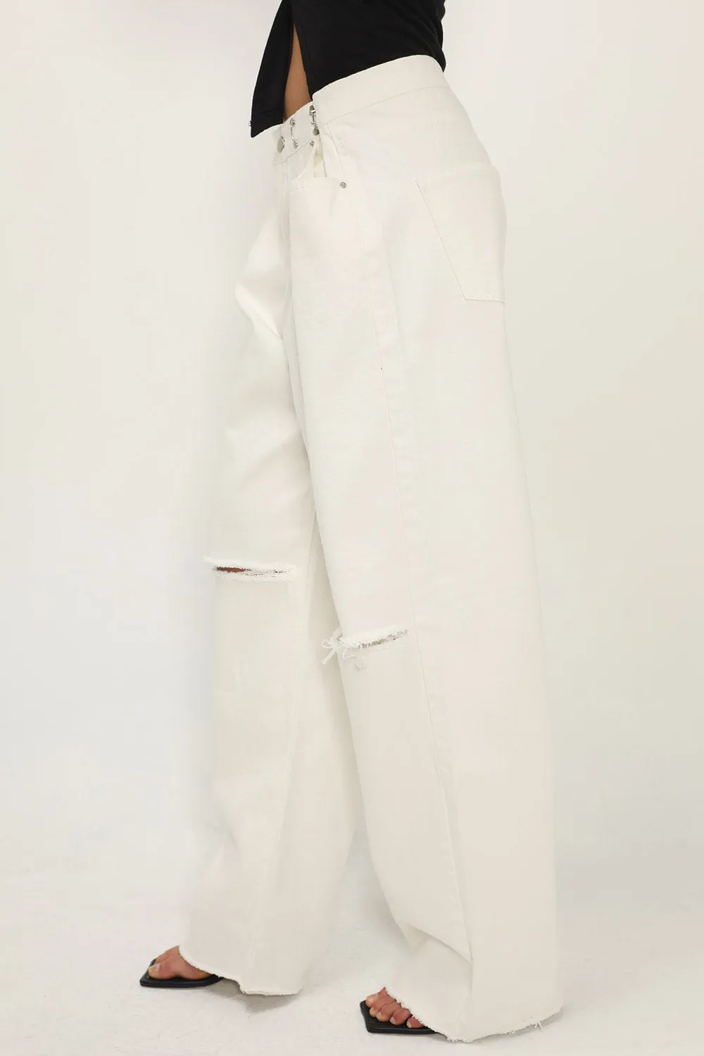 Vera Slash Cutout Jeans