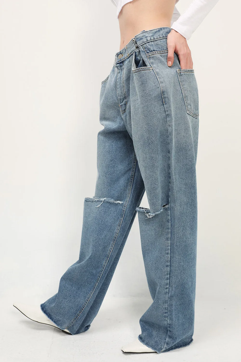 Vera Slash Cutout Jeans