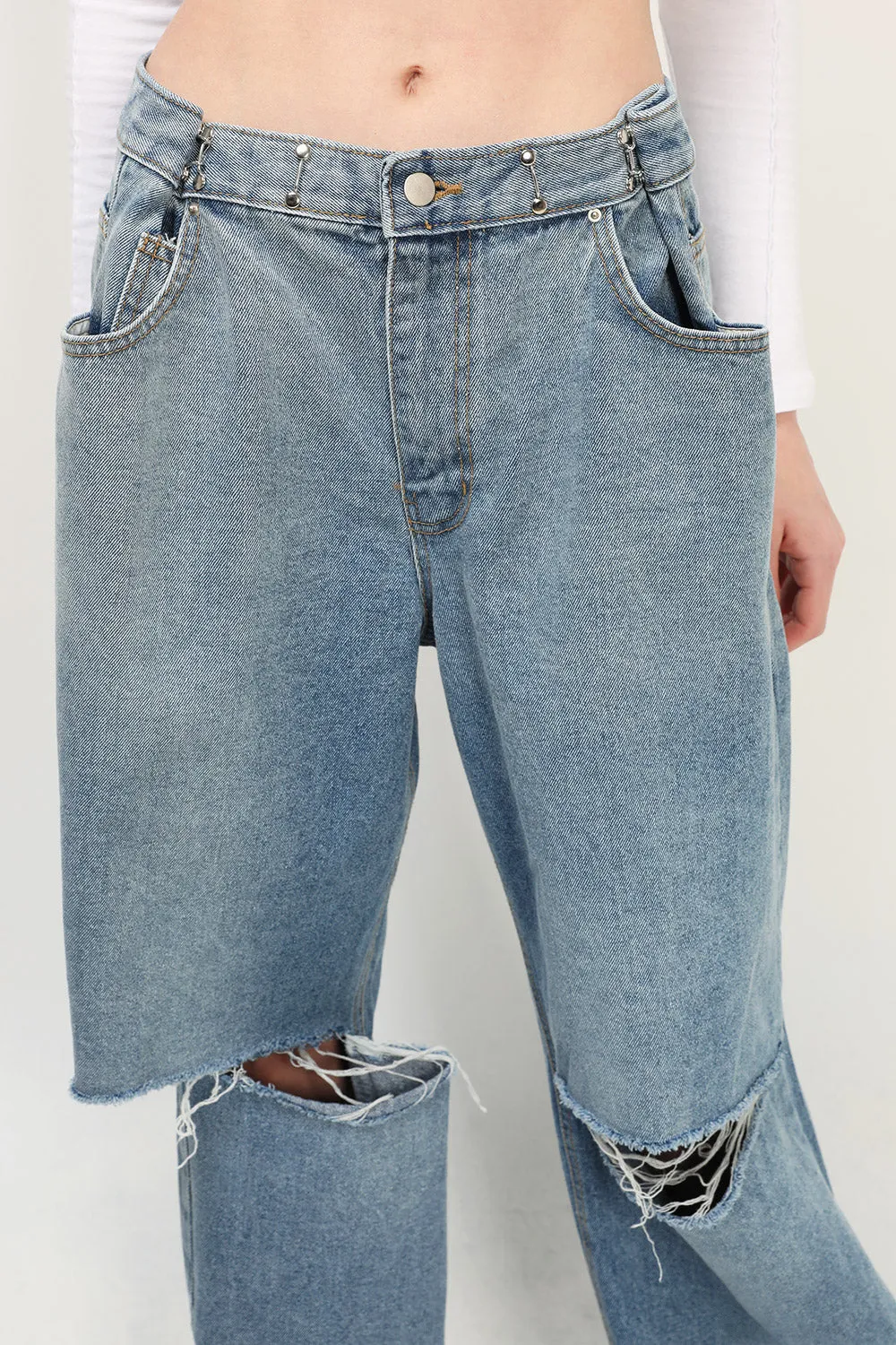 Vera Slash Cutout Jeans