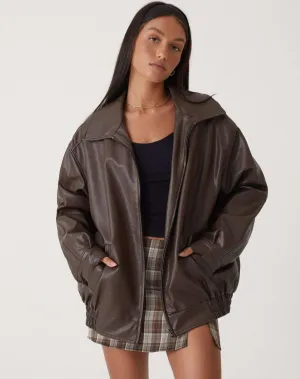 Vienna | Oversized Leren Jas