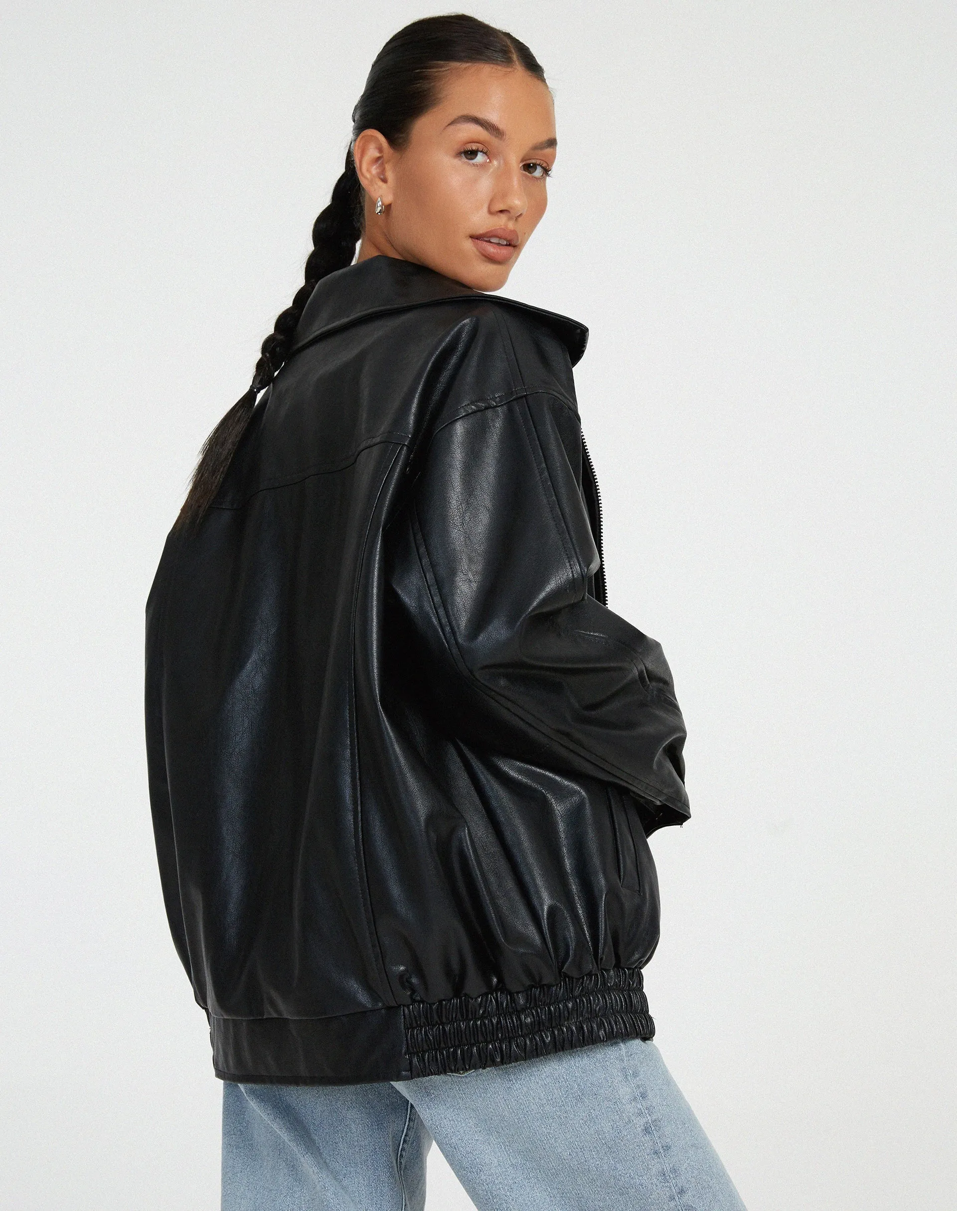 Vienna | Oversized Leren Jas