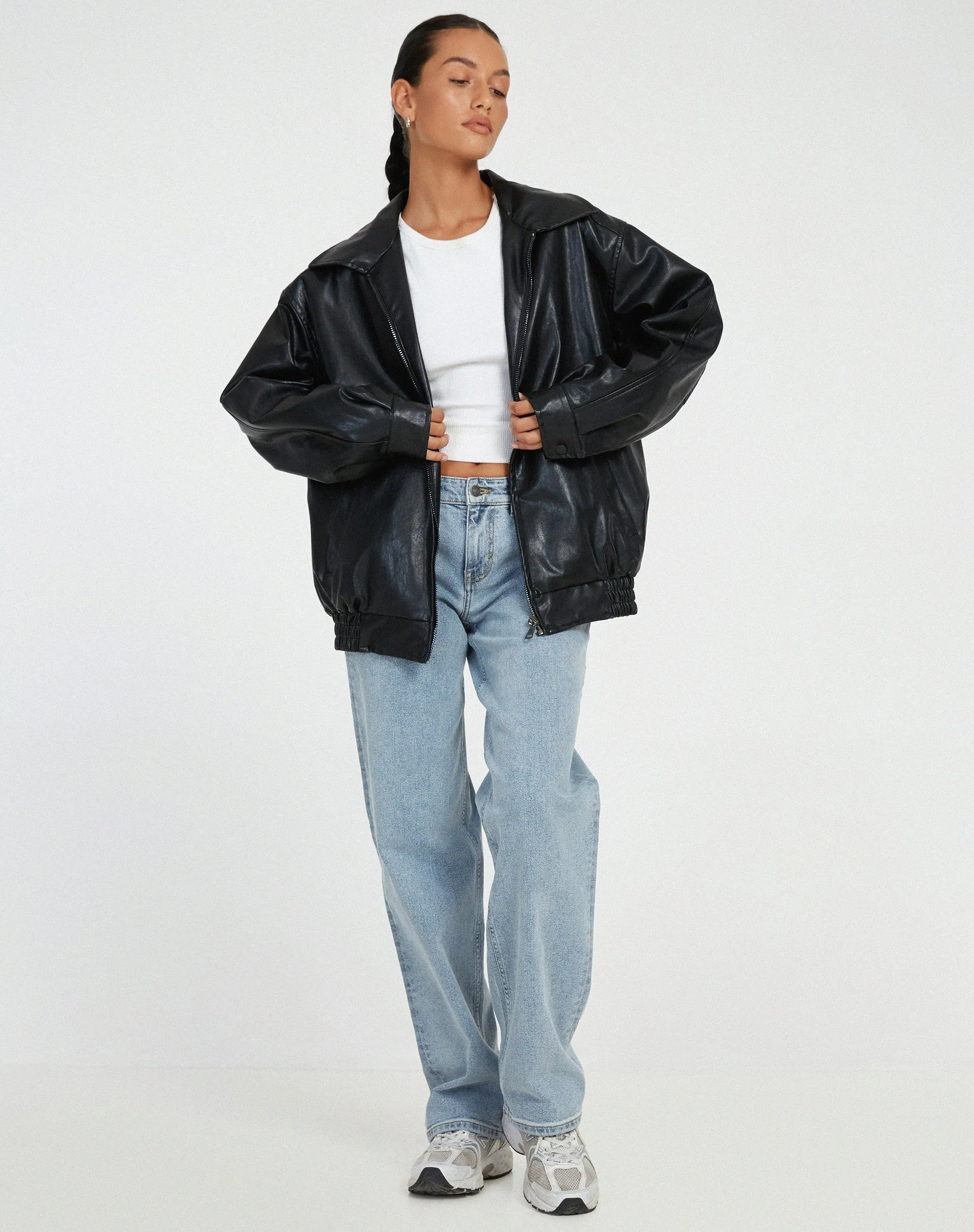 Vienna | Oversized Leren Jas