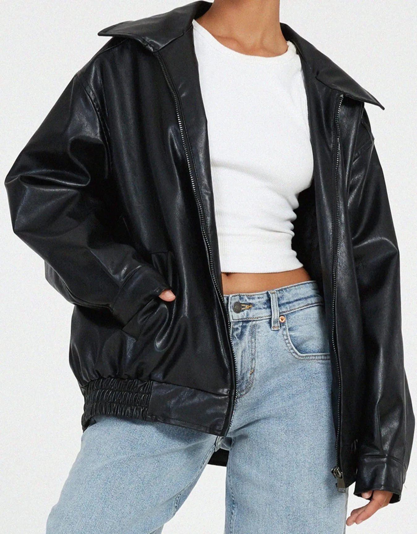 Vienna | Oversized Leren Jas