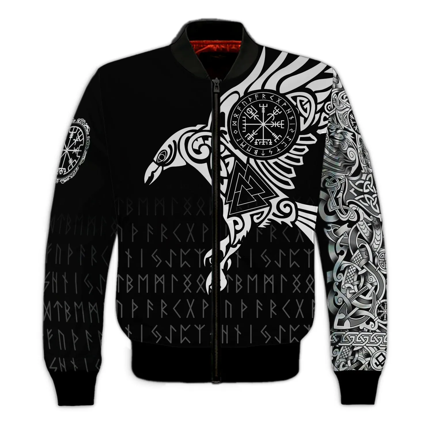 Vikings The Raven of Odin Tattoo 3D Printed Hoodie Tshirt