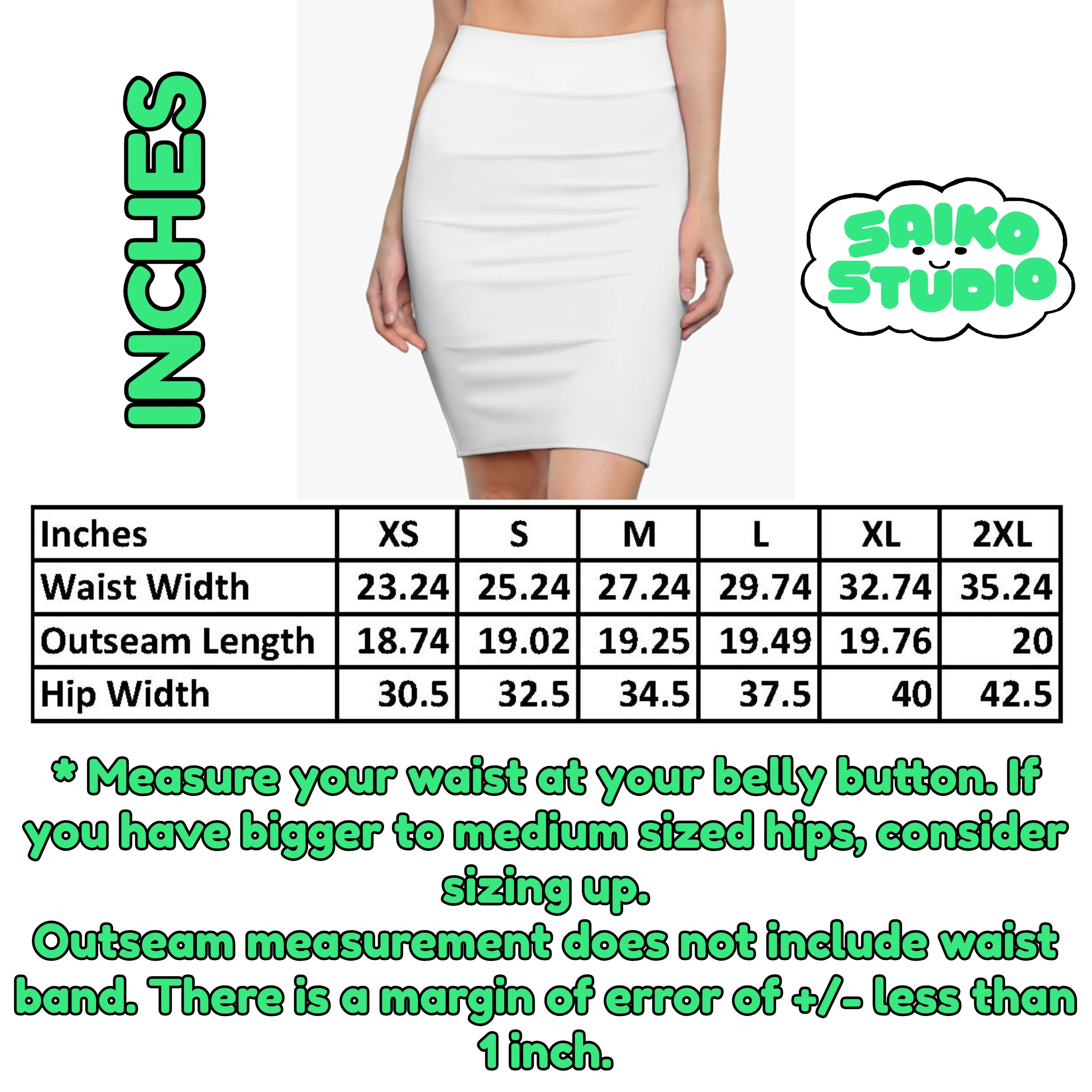 Vintag Halloween Mid Century Womens Tight Short Pencil Skirt  - Saiko Studio
