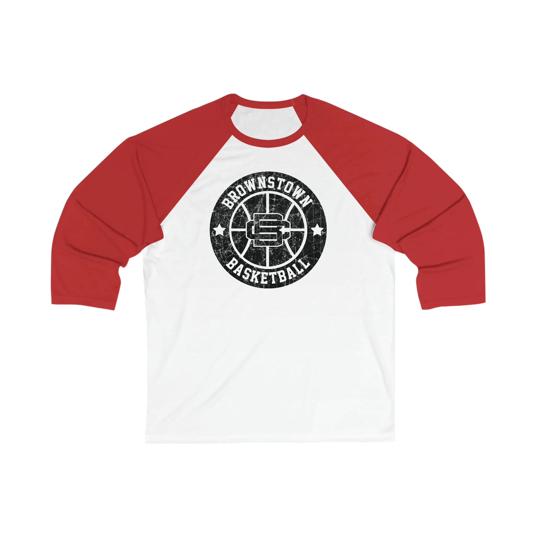 Vintage Brownstown Basketball Unisex 3\4 Sleeve Tee