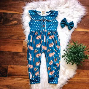 Vintage Bunnies Infant Romper