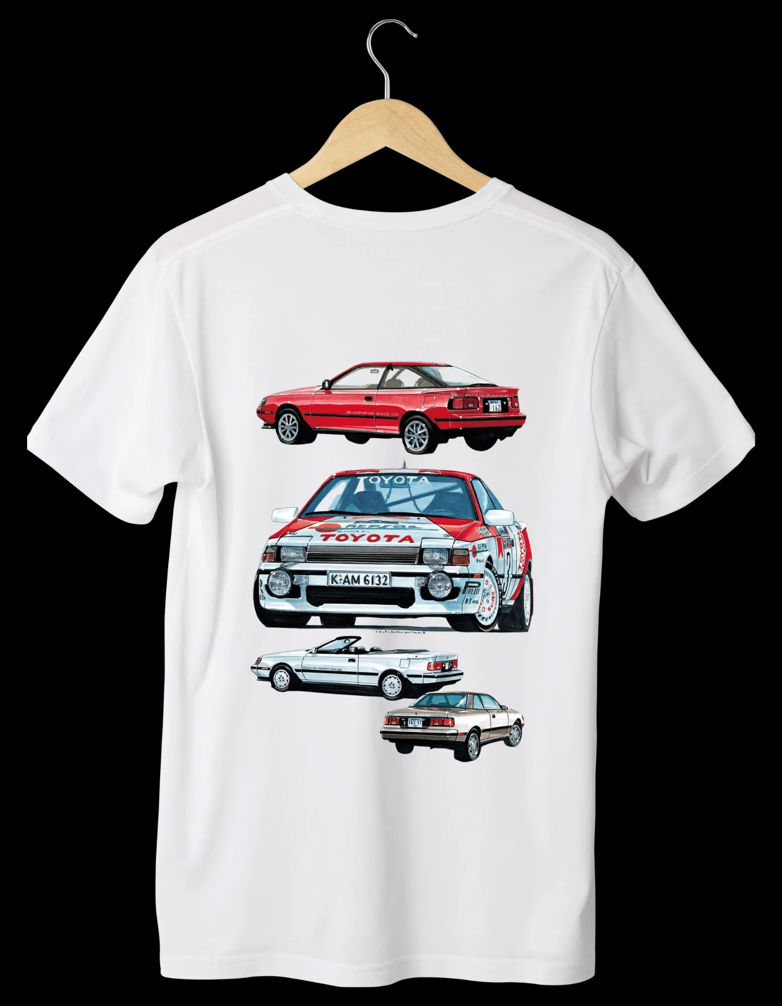 VINTAGE Designed White T-Shirts (Unisex)