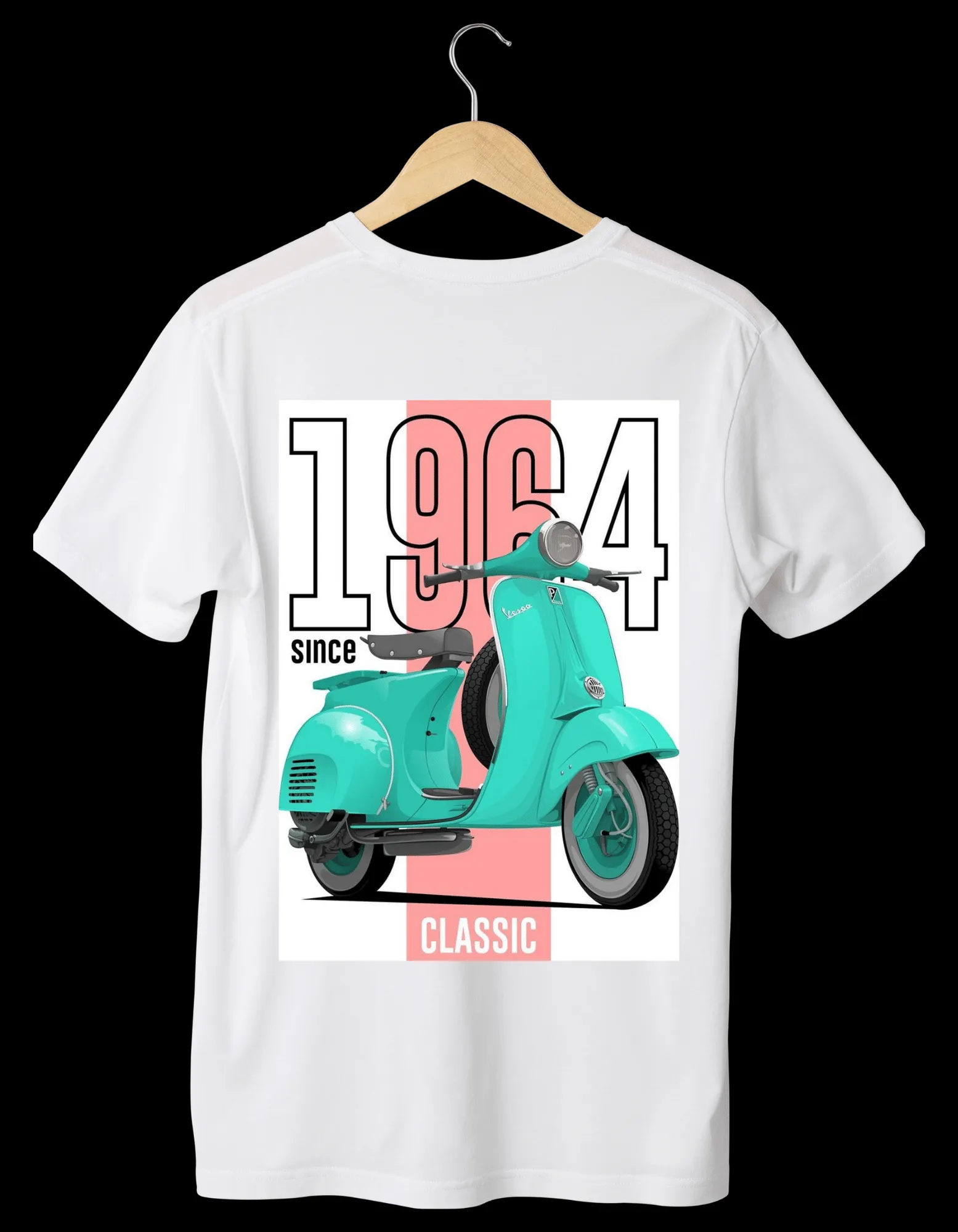 VINTAGE Designed White T-Shirts (Unisex)