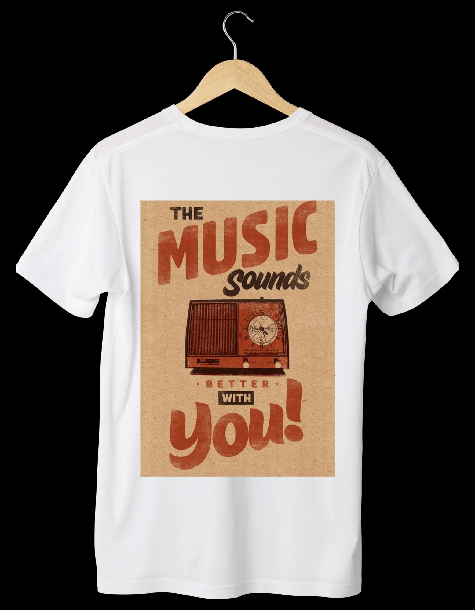 VINTAGE Designed White T-Shirts (Unisex)
