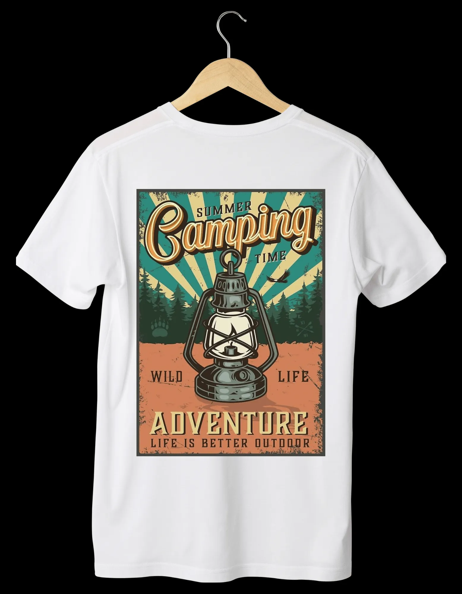 VINTAGE Designed White T-Shirts (Unisex)