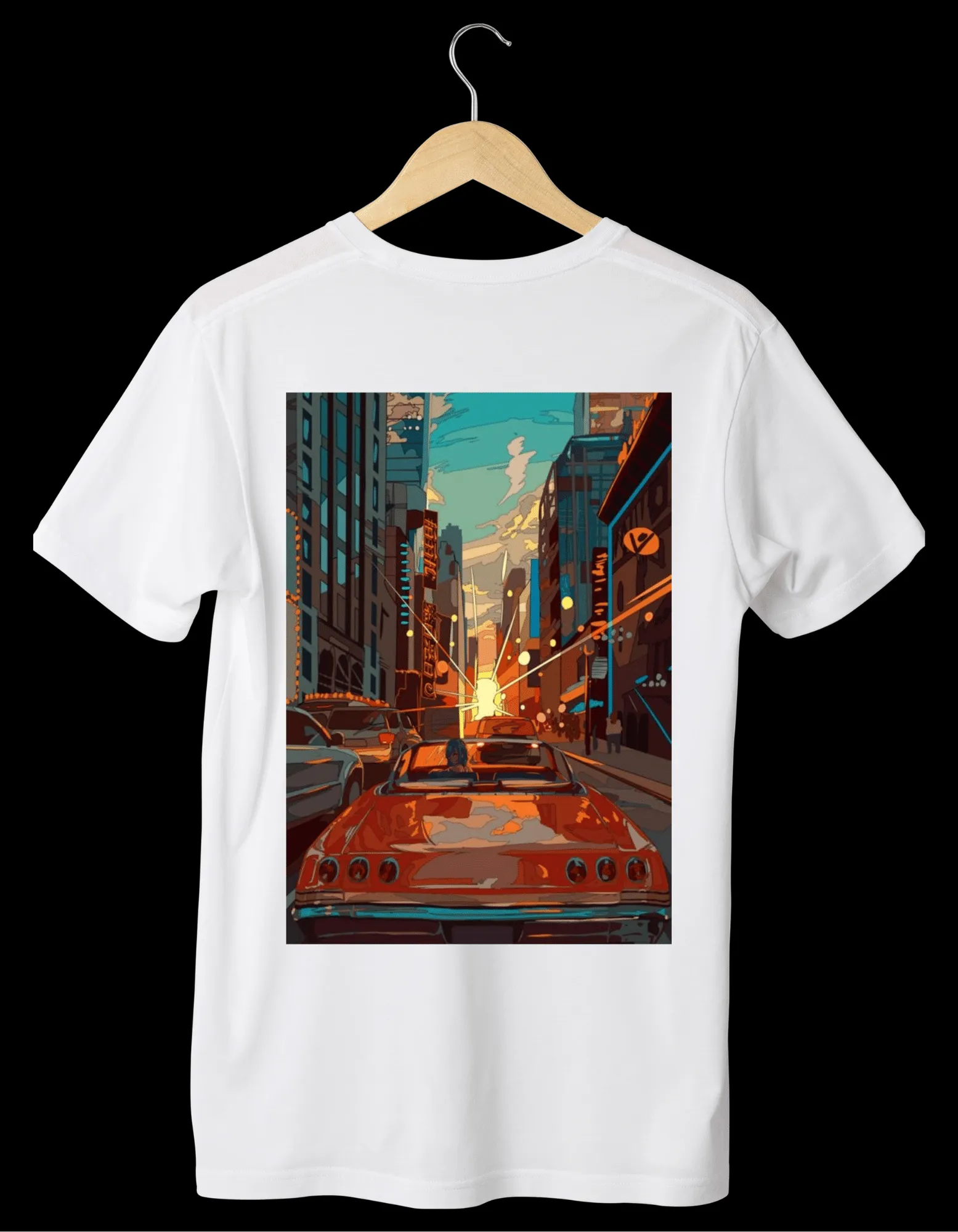 VINTAGE Designed White T-Shirts (Unisex)