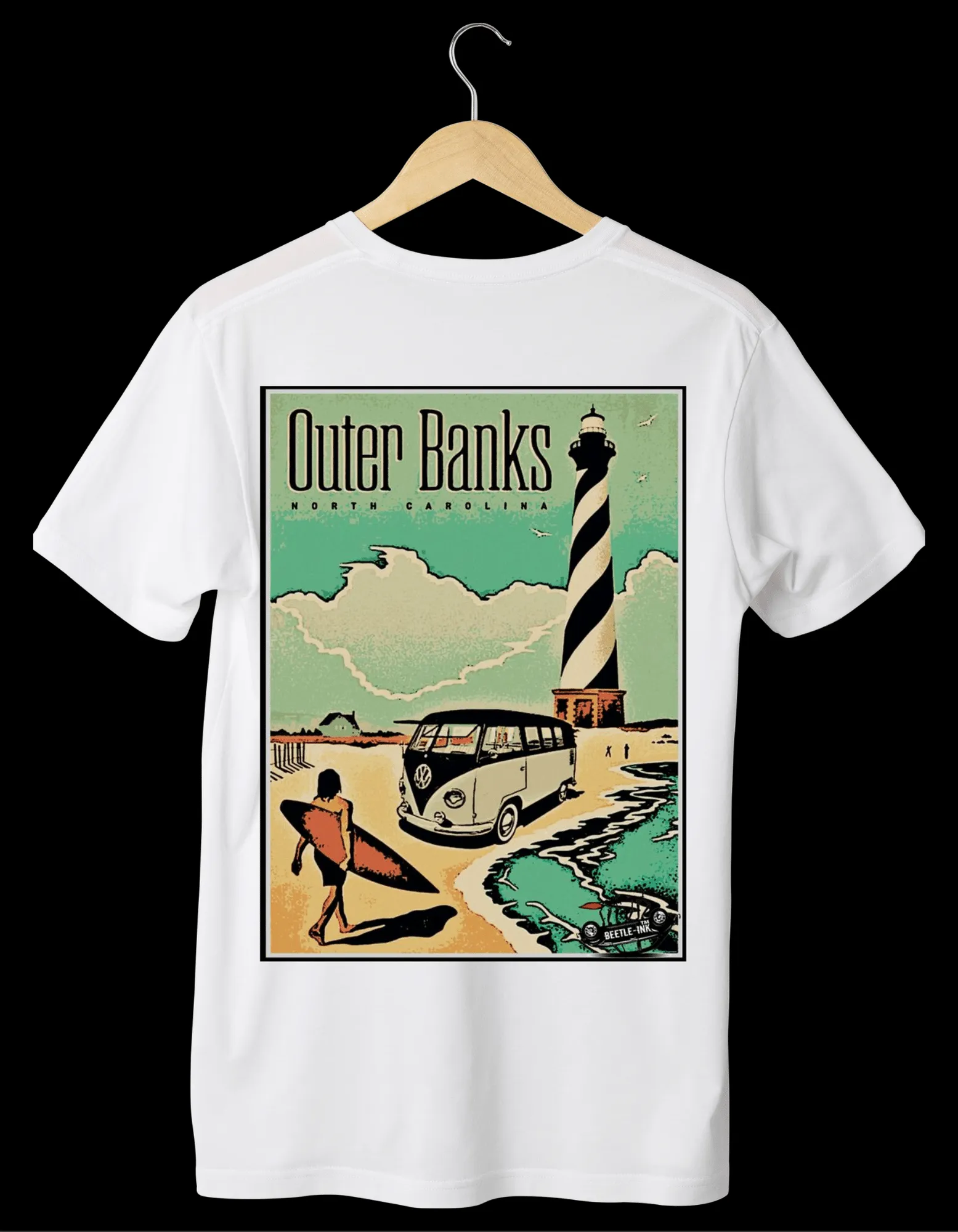 VINTAGE Designed White T-Shirts (Unisex)