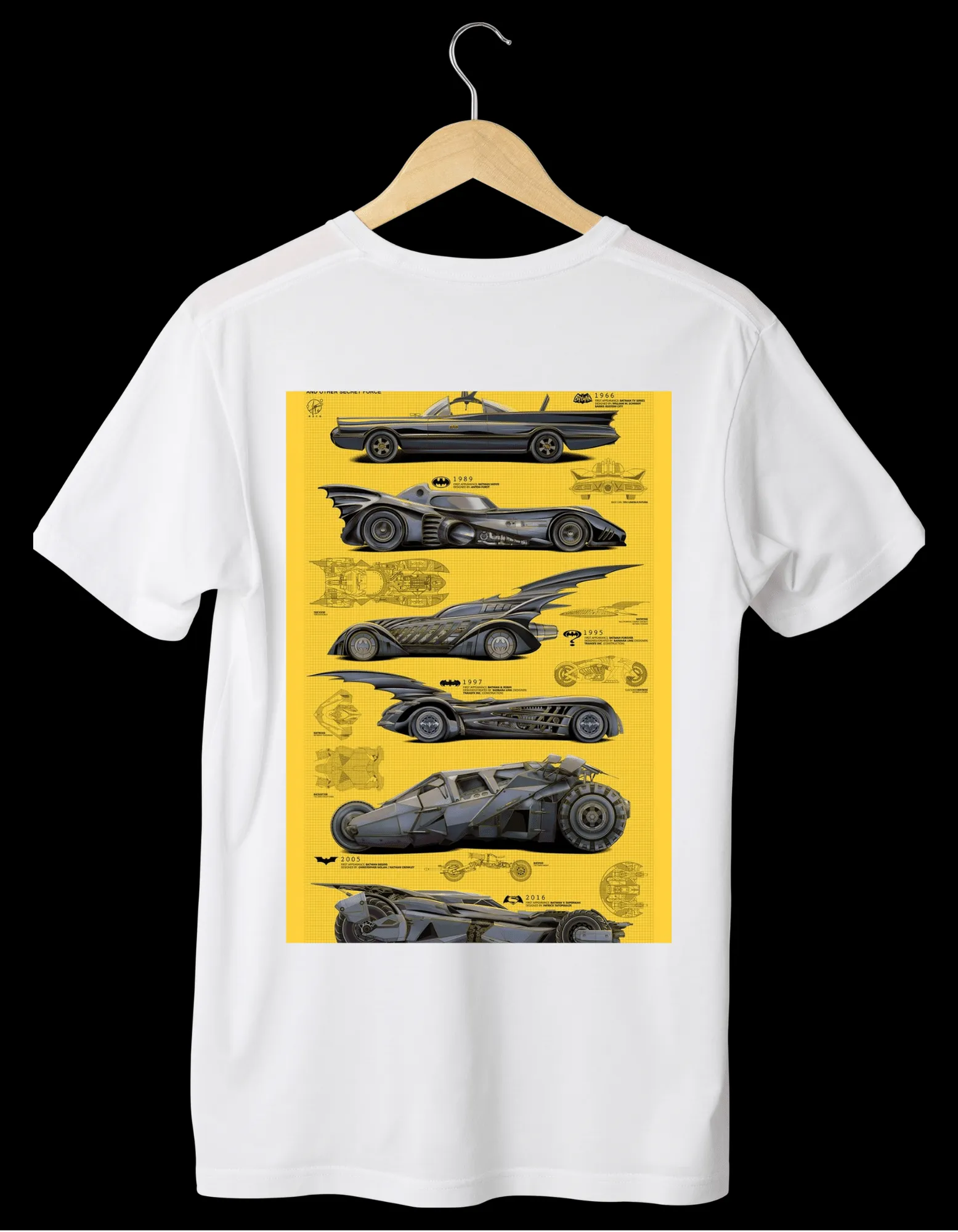VINTAGE Designed White T-Shirts (Unisex)