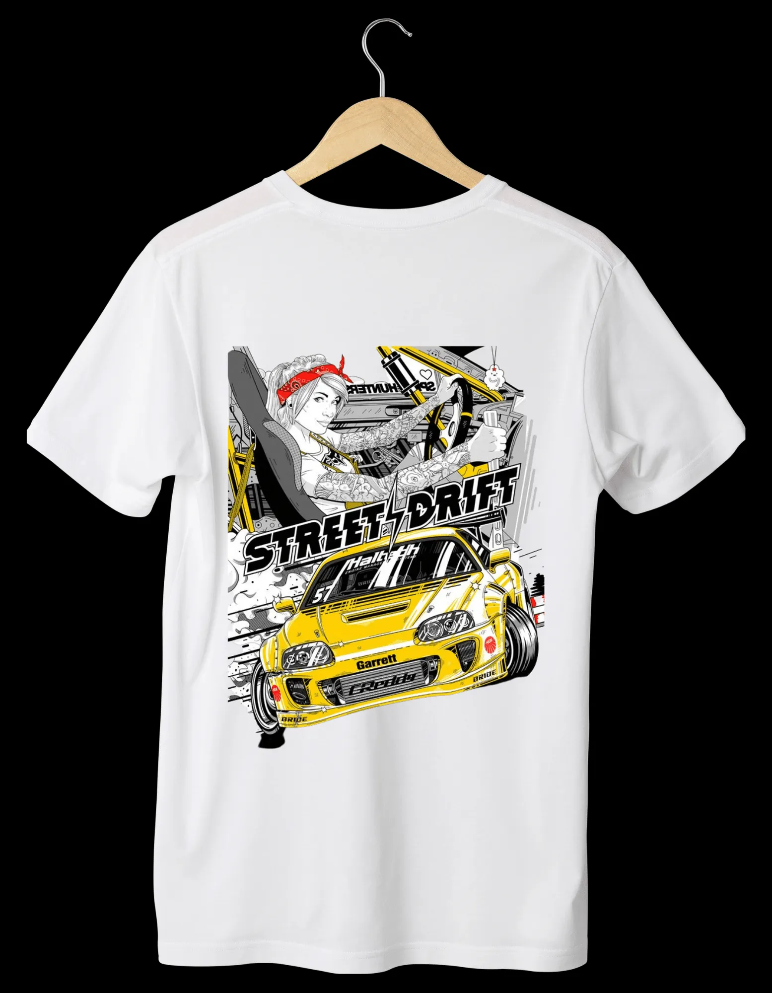 VINTAGE Designed White T-Shirts (Unisex)