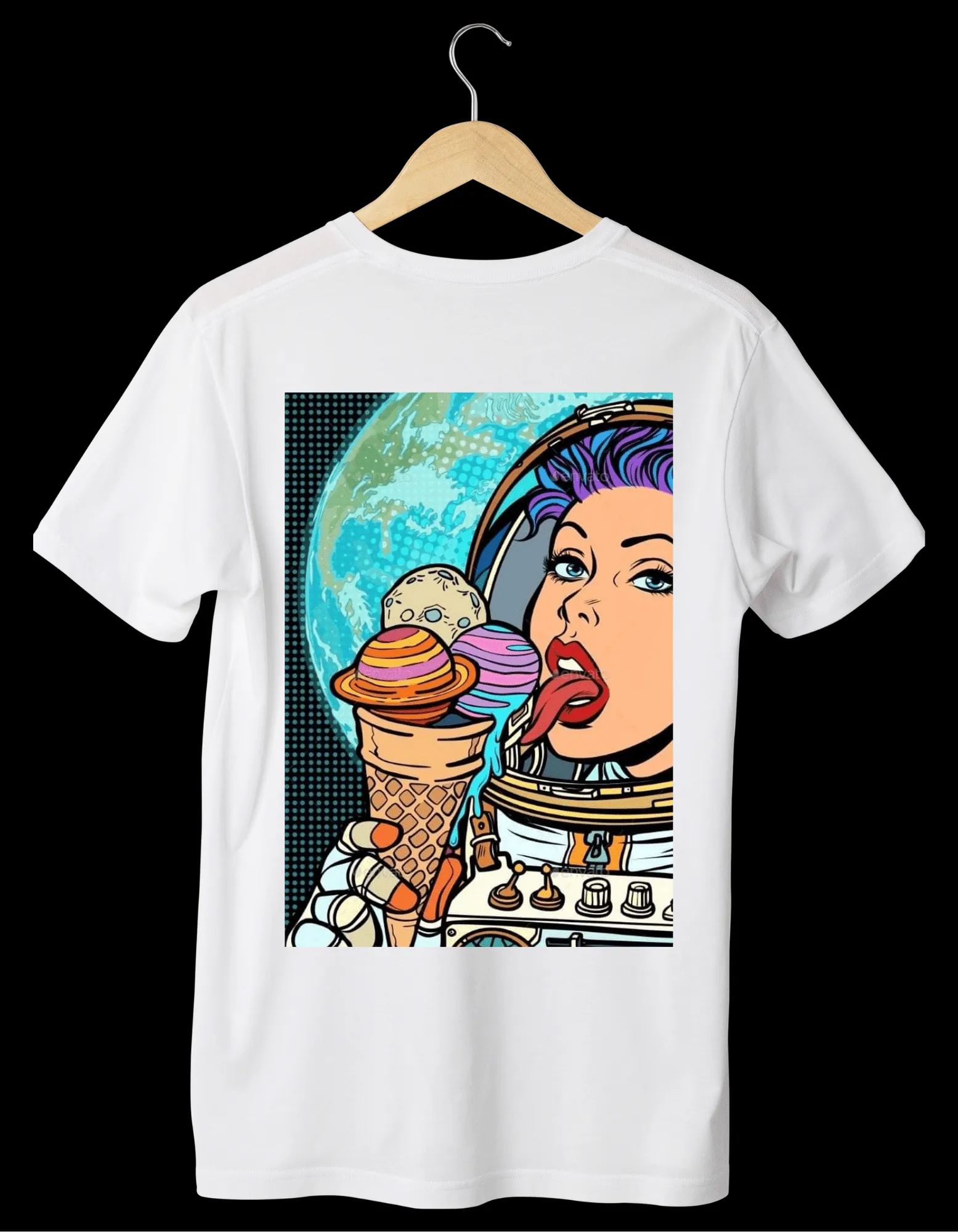 VINTAGE Designed White T-Shirts (Unisex)