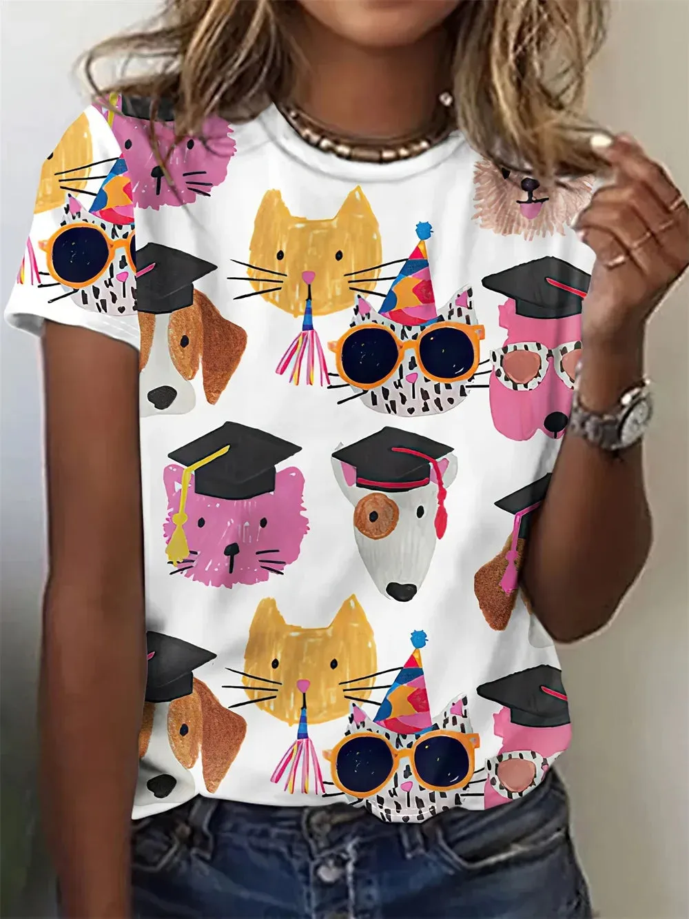 Vivienne | Women's shirt with animal print