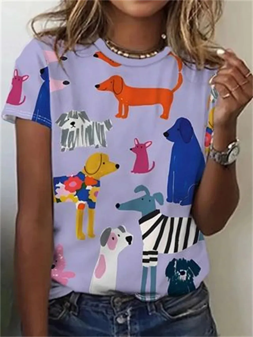 Vivienne | Women's shirt with animal print