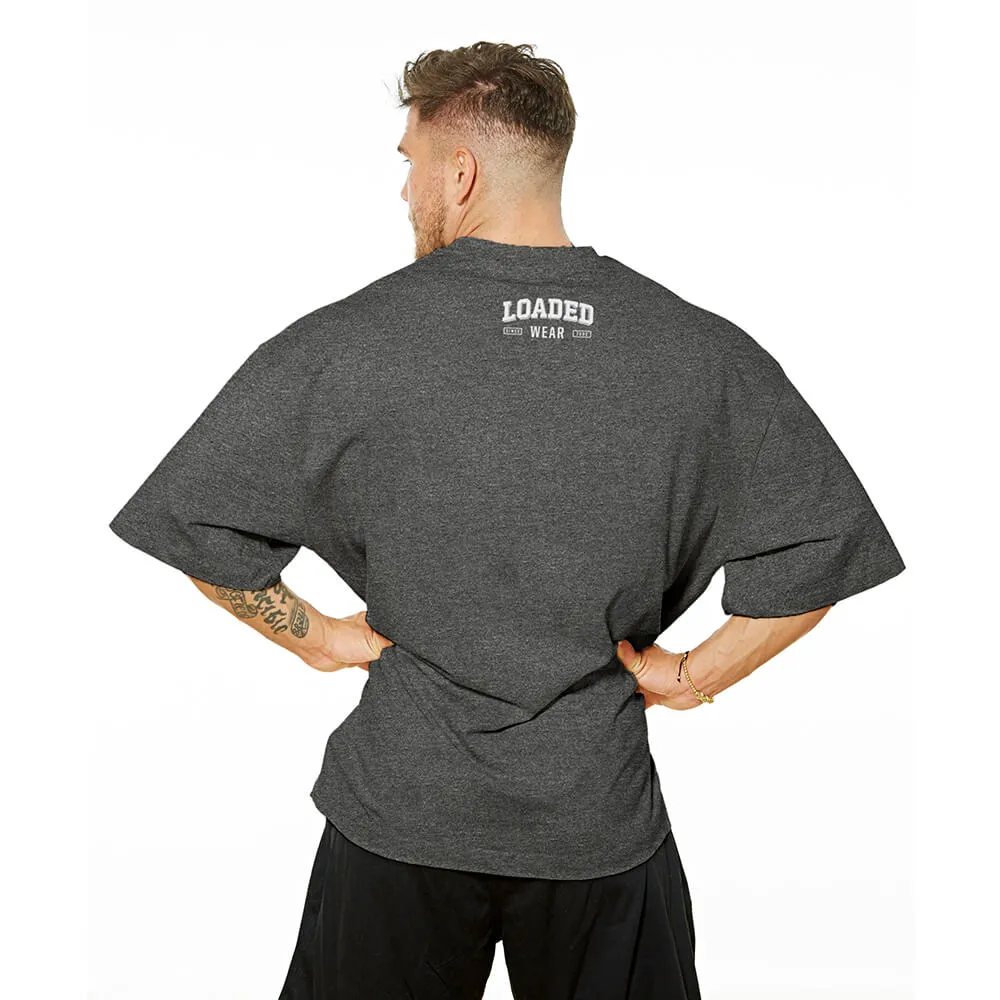 We Don't Give A Fuck Oversize Tee - Charcoal