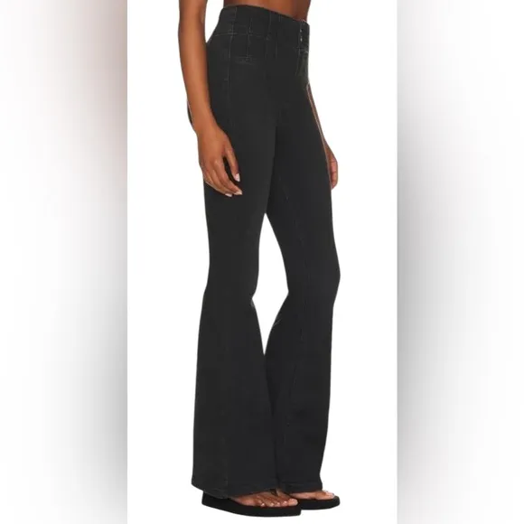 We the free, flare high rise jeans, Black, Onyx,Stretch denim, flared, Size 29
