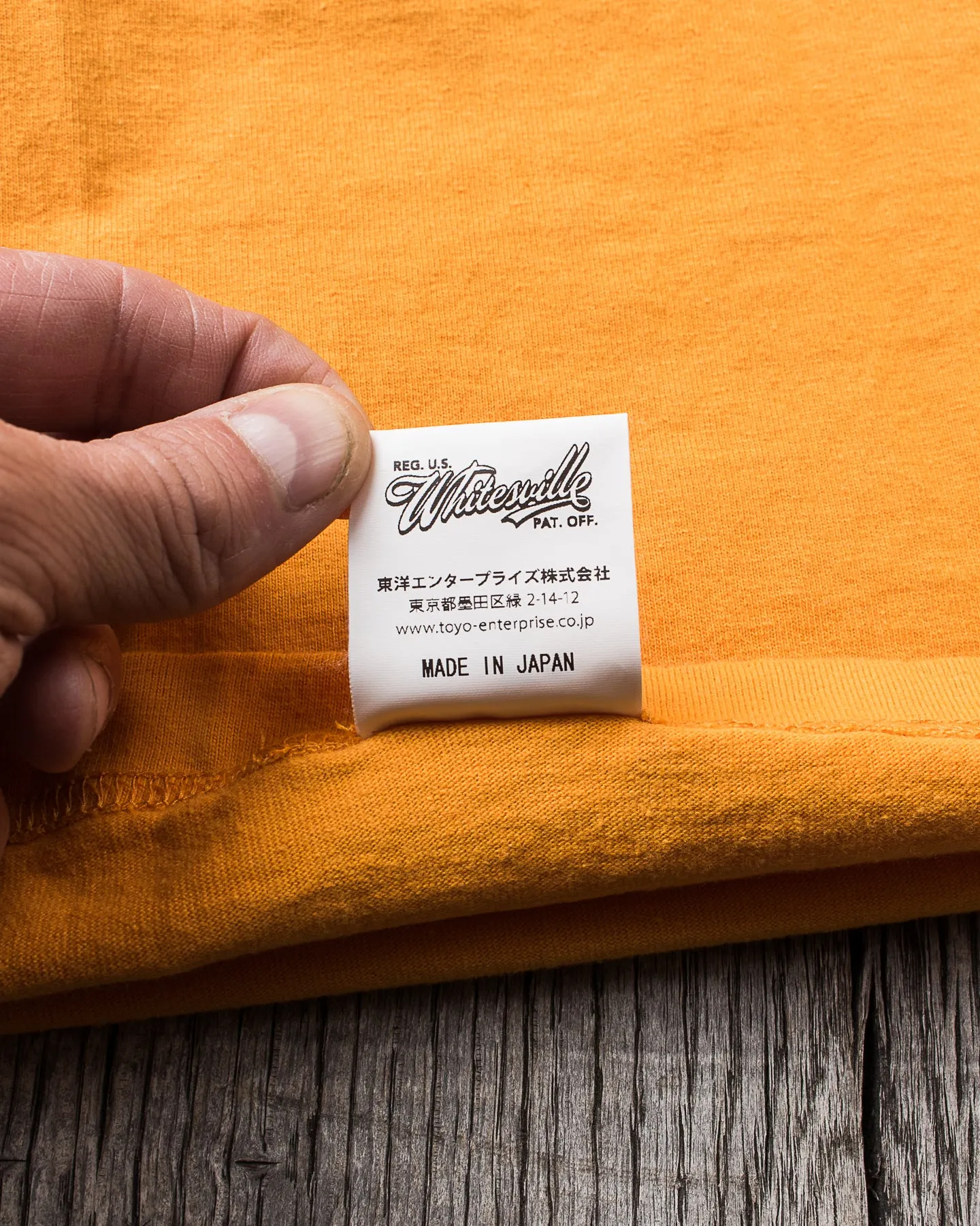 Whitesville Heavyweight Short Sleeve Pocket T-shirt Gold WV78932