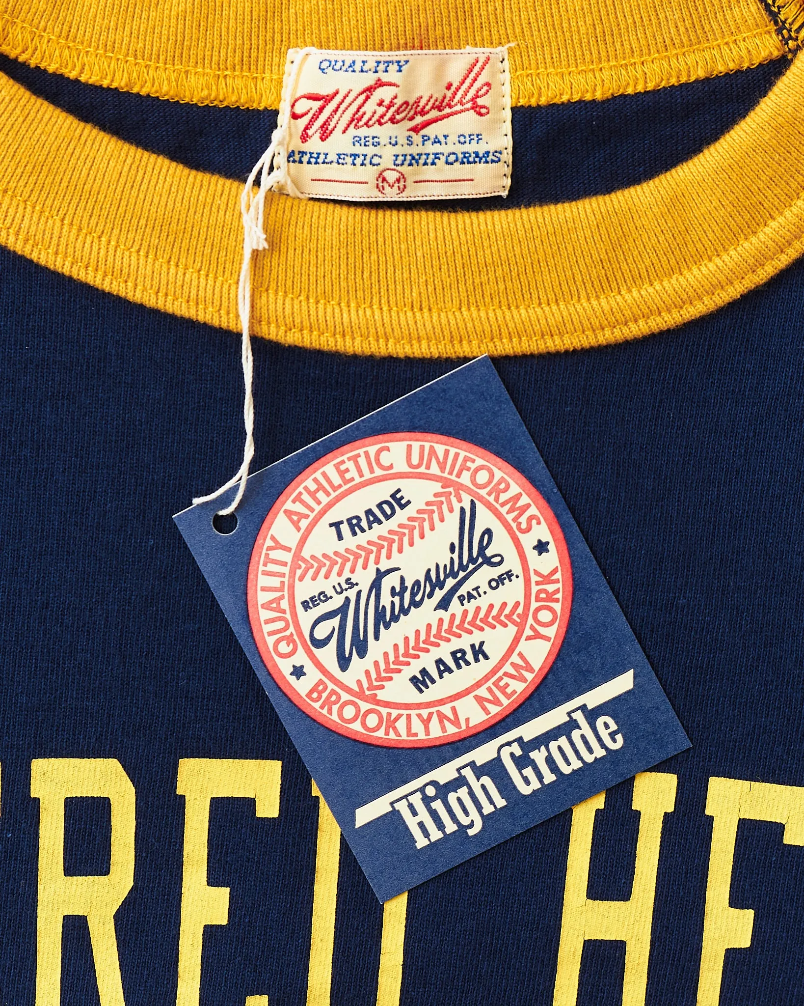 Whitesville Short Sleeve Raglan T-shirt Navy "Sacred Heart" WV78932