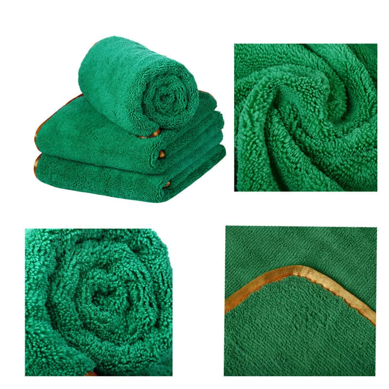 Wholesale: 120 Pcs Long/Short Hair Microfiber Towel (16"x24", 380GSM)